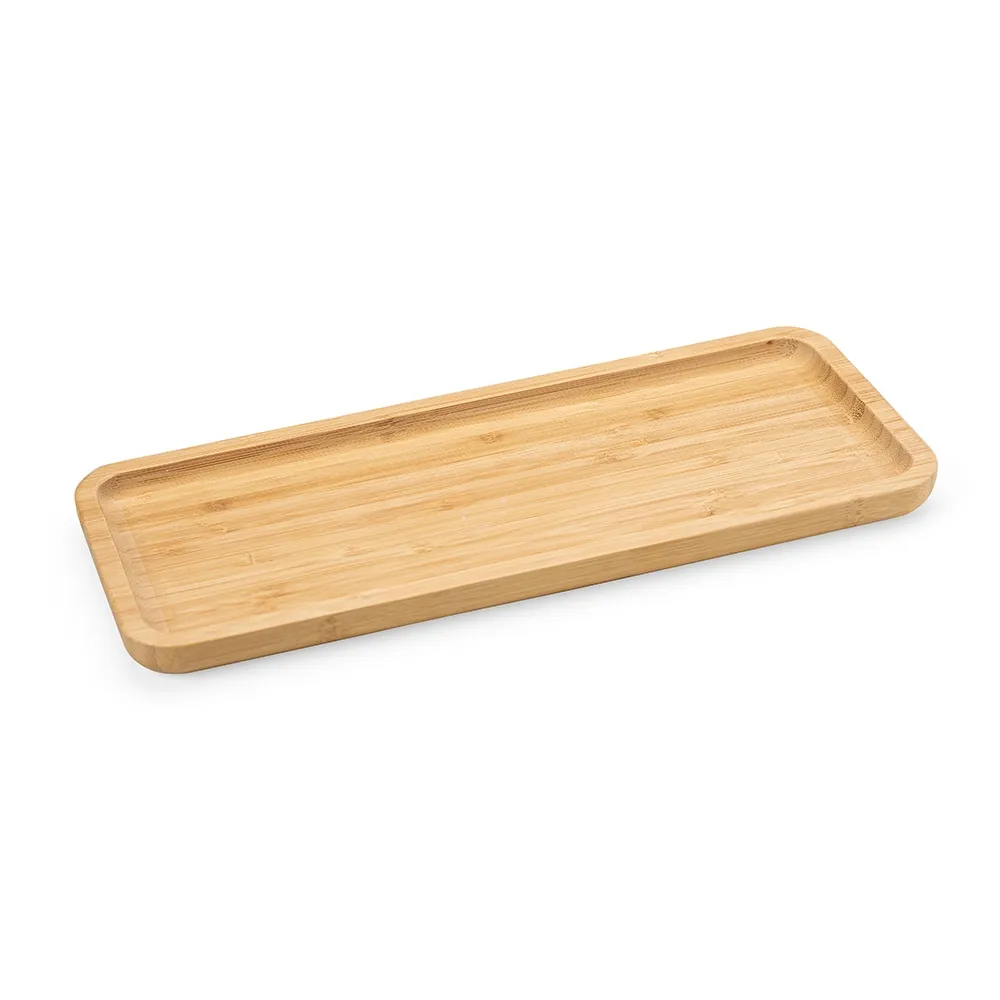 Petisqueira de Bambu Personalizada 36 x 15 cm