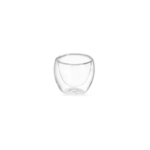 Copo Vidro Parede Dupla 80ml