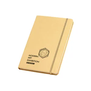 Caderno capa dura Personalizado Dourado satinado-93775-DS