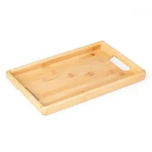 BANDEJA EM BAMBU PARA SERVIR - 32X22X3CM-BT-05323