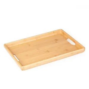 BANDEJA EM BAMBU PARA SERVIR - 40X28X3CM-BT-05403