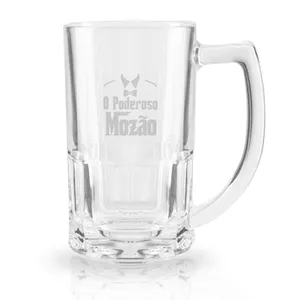 CANECA DE VIDRO PARA  CHOPP / CERVEJA - 340 ML