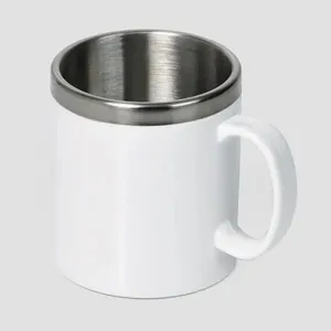 CANECA EM AÇO INOX/POLIESTIRENO - 300 ML-IC-00330