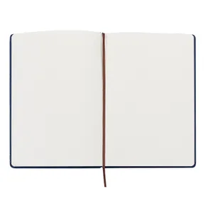 Caderneta tipo Moleskine de Couro Sintético Personalizada-03005