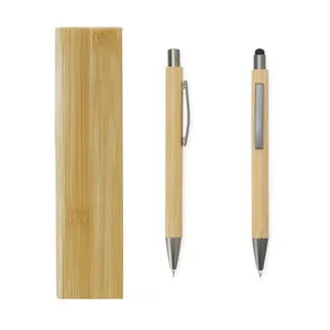 Conjunto Caneta e Lapiseira Bambu