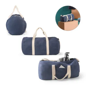 DENIM BAG. Sacola esportiva ou viagem em denim reciclado (300 g/m²)