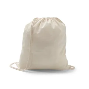 HANOVER. Sacola tipo mochila 100% algodão (103 g/m²)