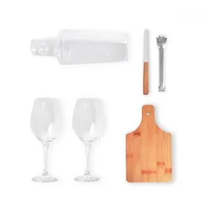 KIT PARA DRINKS C/ COQUETELEIRA - 6 PÇS