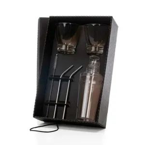 KIT PARA DRINKS COM COQUETELEIRA - 6 PÇS