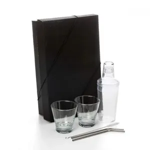 KIT PARA DRINKS COM COQUETELEIRA - 6 PÇS