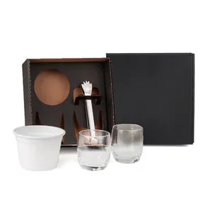 KIT PARA WHISKY COM BALDE - 4 PÇS