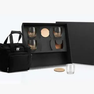 KIT WHISKY COM BOLSA TÉRMICA - 9 PÇS