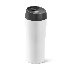 MONARDA. Copo térmico para viagem em aço inox e PP 470 mL