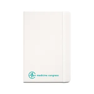 MONDRIAN. Caderno A5 em 100% rPET com tratamento antibacteriano com folhas pautadas