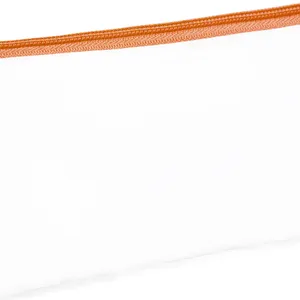 NECESSAIRE EM NYLON 210 RESINADO - LARANJA - 24X10,5CM