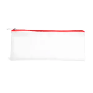 NECESSAIRE EM NYLON 210 RESINADO - VERMELHA - 24X10,5CM