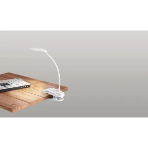 NESBIT II. Luminária de mesa portátil em ABS e com LED COB