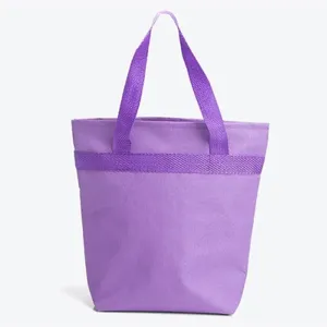 SACOLA TÉRMICA EM NYLON 600 - ROXO - 5L - 20,5X8X27CM