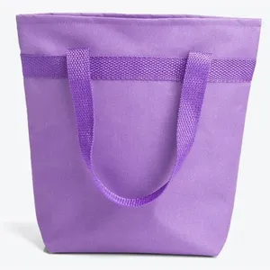 SACOLA TÉRMICA EM NYLON 600 - ROXO - 5L - 20,5X8X27CM