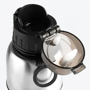 SQUEEZE FUMÊ REVESTIDO EM AÇO INOX - 750 ML