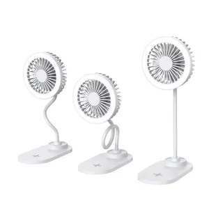 Ventilador com Carregador e Luminária