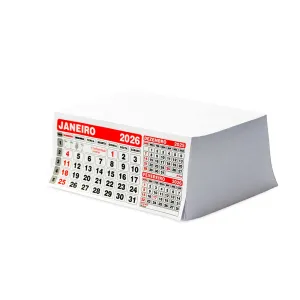 Folhinha Calendário 2026
