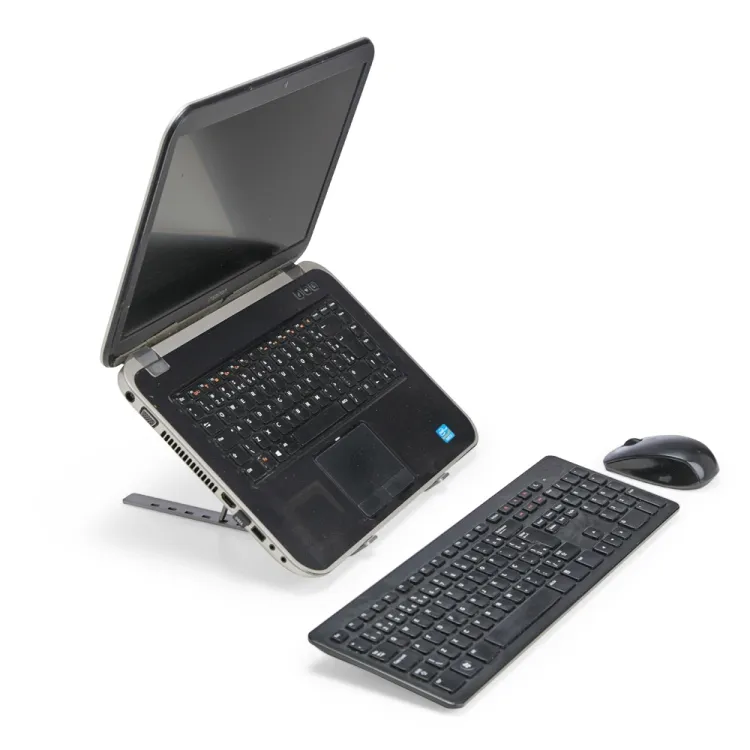 Suporte Retrátil para Notebook Multi Ângulos Metal