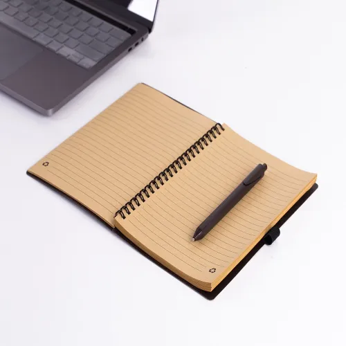 Caderno Ecológico com Caneta
