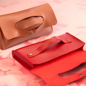 Carteira de Mão Couro Sintético