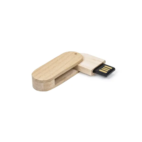 Pen Drive Bambu Giratório 4GB/8GB/16GB/32GB-00033