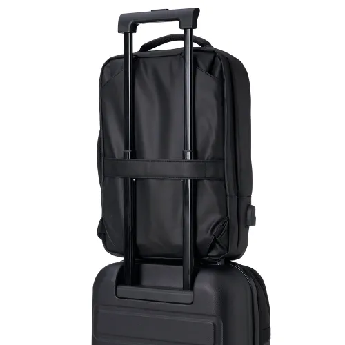 Mochila Couro Sintético USB 17 Litros-01901B