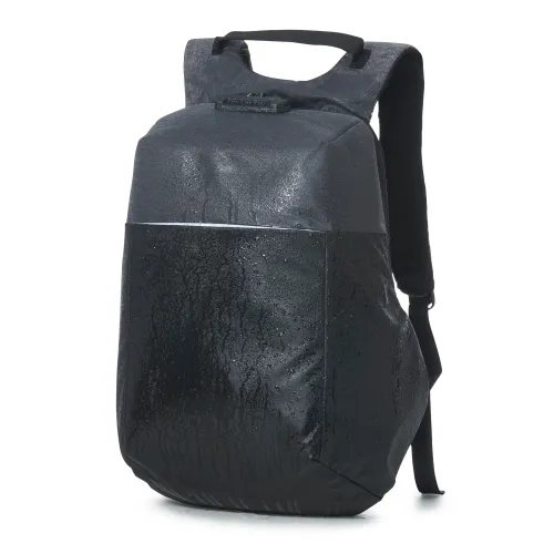 Mochila de Poliéster Anti-Furto USB com Segredo-02096