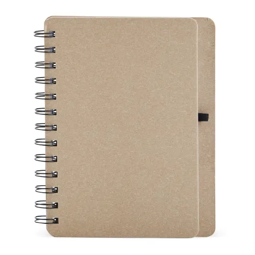 Caderno Kraft Personalizado com Porta-Caneta -FB-02601