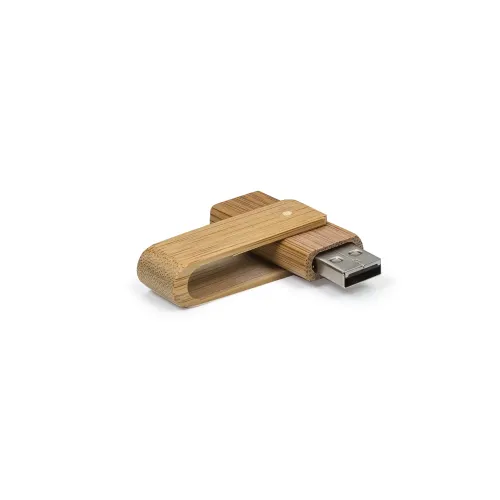Pen Drive 4GB/8GB/16GB Giratório Bambu-034