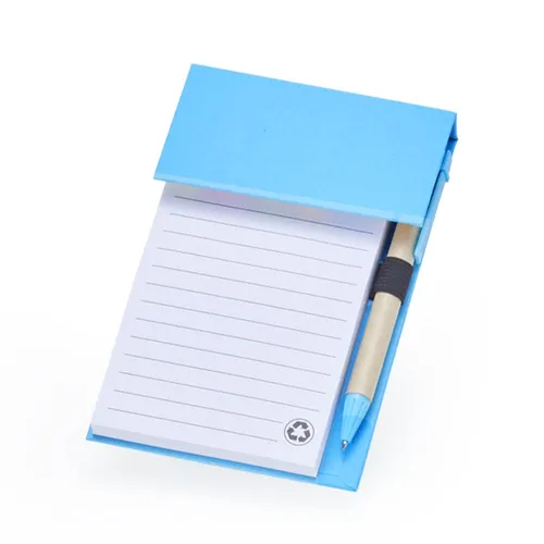 Bloco de Anotações Ecológico com Caneta-FB-05049