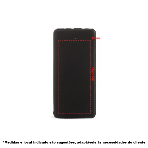 Power Bank 10.000mAh com Indicador LED-06005