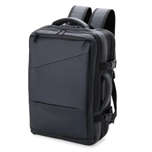 Mochila Expansível de Couro Sintético 36 Litros-08084