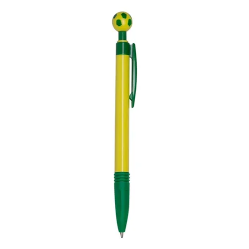 Caneta Plástica Bola Futebol-FB-08110