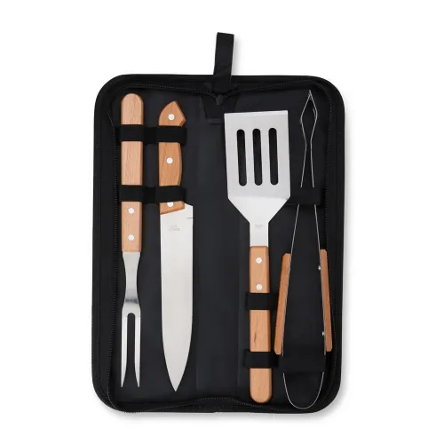 Kit Churrasco 4 Peças -08199