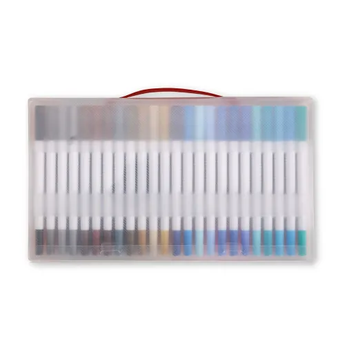 Kit Canetinhas Ponta Dupla 72 Cores-08332-72