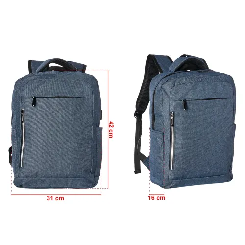 Mochila de Nylon USB 20 Litros-09761