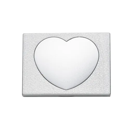 #Espelho Plástico Duplo sem Aumento-12471