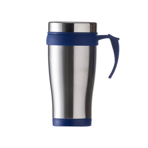 #Caneca Inox 400ml-12582-AZU