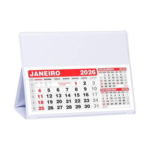 Calendário de Mesa em PVC-FB-12657