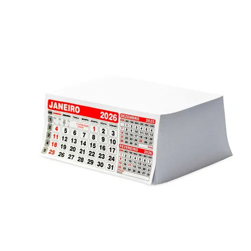 Folhinha Calendário 2026-12658