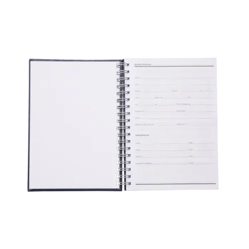 Caderno de Couro Sintético-13600