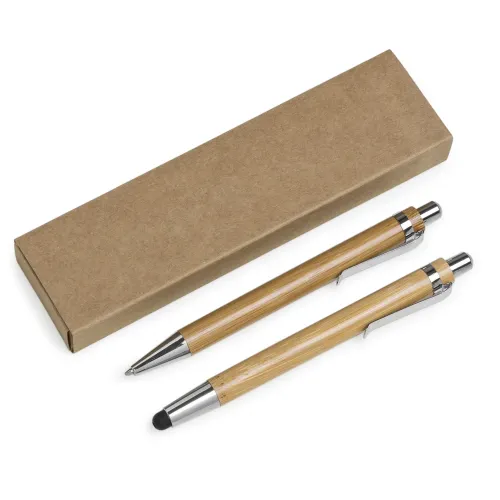 Kit Ecológico Caneta e Lapiseira Bambu-13796