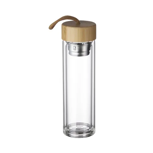 Garrafa Vidro Duplo 360ml-14643-TRA