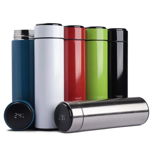 Garrafa Inox 450 ml com Display LED-14644