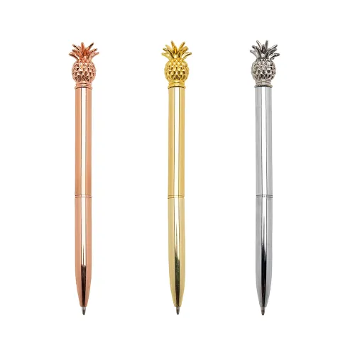 Caneta Metal Abacaxi-14654